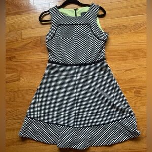 Oleg Cassini Black & White Dress